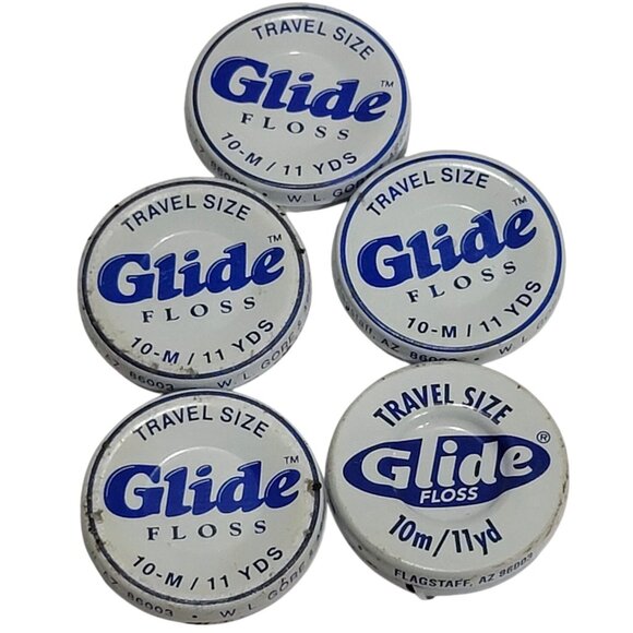 Vintage Glide Floss Travel Size Lot of 5 - Picture 1 of 7